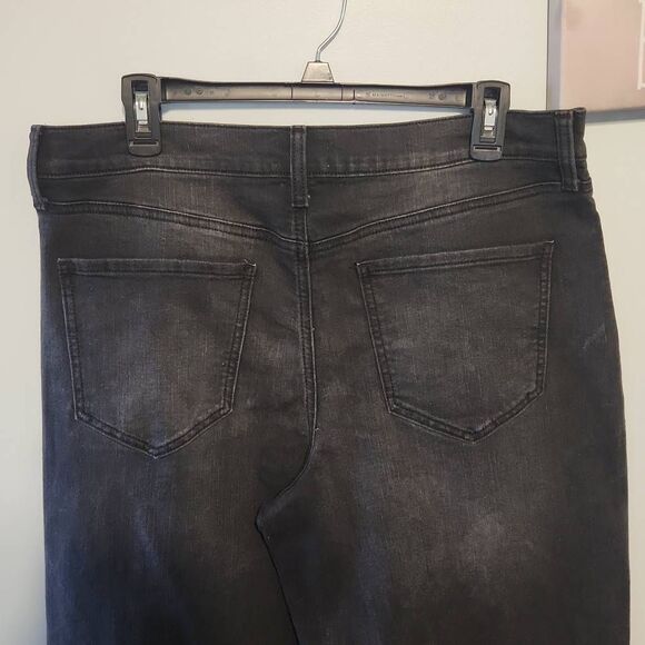 SO size 15 32W High Rise Wide Leg Black Jeans - Picture 4 of 6